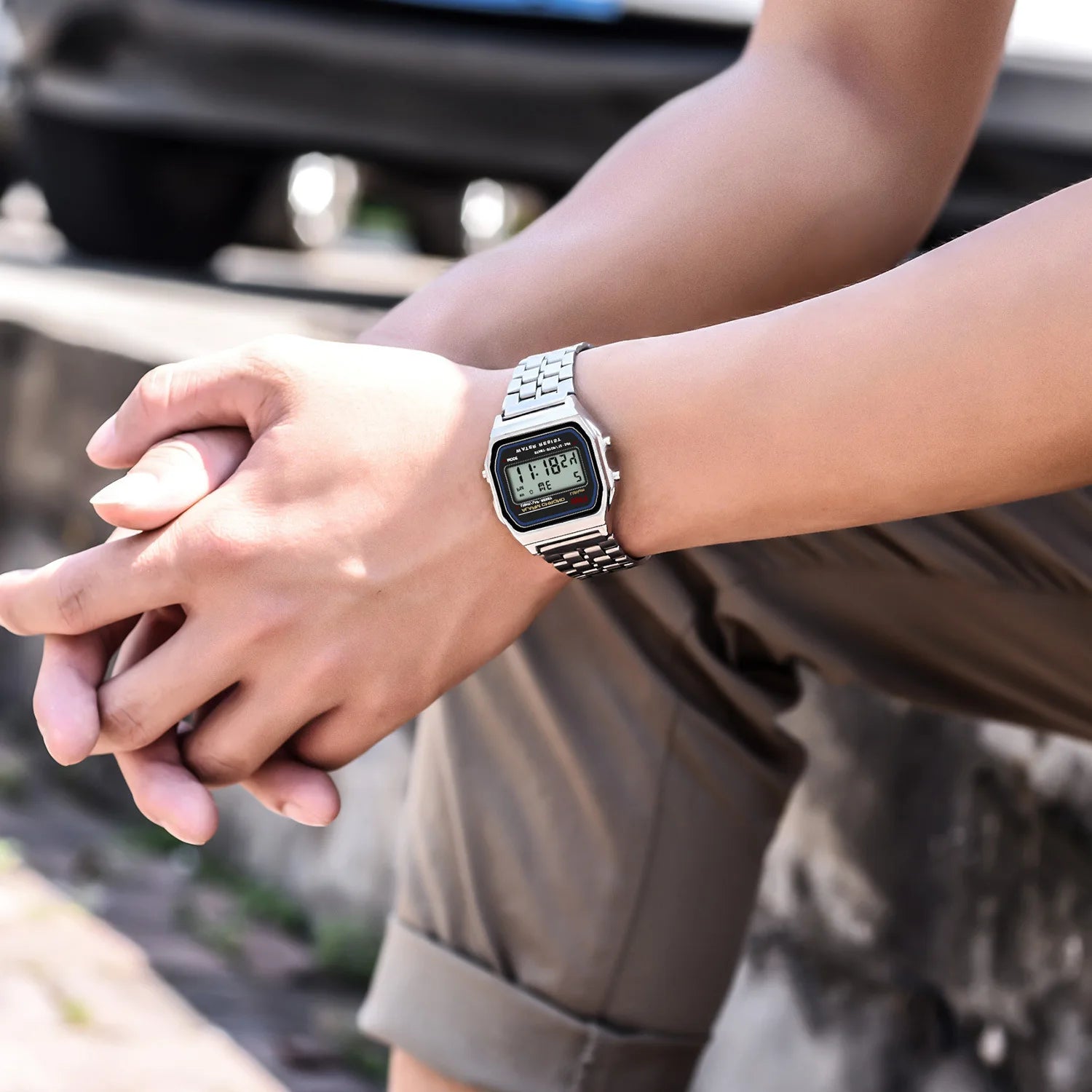 Montre Retro Digital Watch